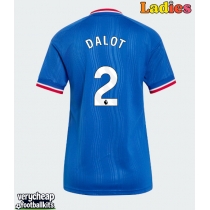Manchester United Diogo Dalot #2 Replica Away Shirt Ladies 2026-27 Short Sleeve
